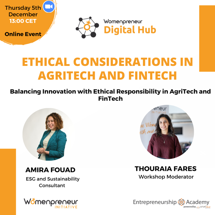 Ethical considerations in Agritech and fintech Workshop